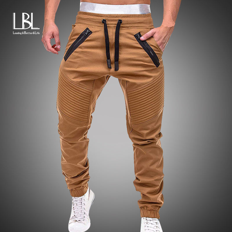 Men Joggers Pants 2019 Autumn New Mens Sweatpants Leisure Cotton Mens Joggers Casual Sweatpants Men's Workout Slim Fit Trousers