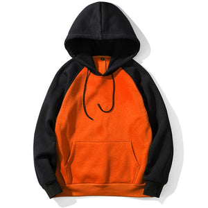 2019 Casual Men's Hoodies Autumn Winter Coat Male Hoodies Solid Color Tops Men Hip Hop Street wear Sweatshirts Skateboard Hooded