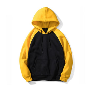 2019 Casual Men's Hoodies Autumn Winter Coat Male Hoodies Solid Color Tops Men Hip Hop Street wear Sweatshirts Skateboard Hooded