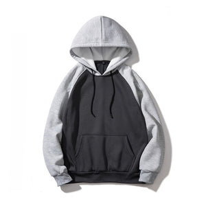 2019 Casual Men's Hoodies Autumn Winter Coat Male Hoodies Solid Color Tops Men Hip Hop Street wear Sweatshirts Skateboard Hooded