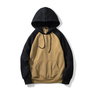 2019 Casual Men's Hoodies Autumn Winter Coat Male Hoodies Solid Color Tops Men Hip Hop Street wear Sweatshirts Skateboard Hooded