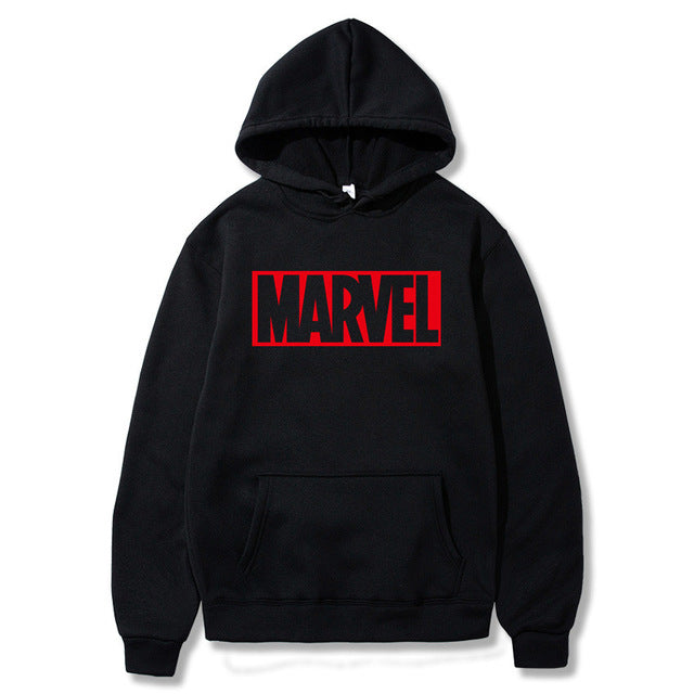 2018 New Brand Marvel Hoodies men high quality Long sleeves Casual men Sweatshirt Hoodies marvel print Hoodie Tracksuits male