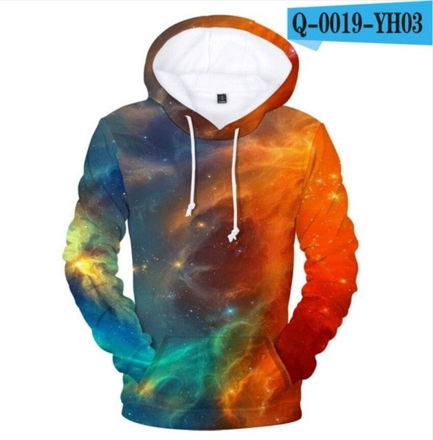 Aikooki Yellow And Blue 3D Fire autumn Men Sweatshirt Women Hoodies outwear Winter Handsome Hooded Male 3D Hoody hio hop clothes