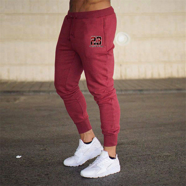 2019 New Men Joggers Jordan 23 Casual Men Sweatpants Gray Joggers Homme Trousers Sporting Clothing Bodybuilding Pants